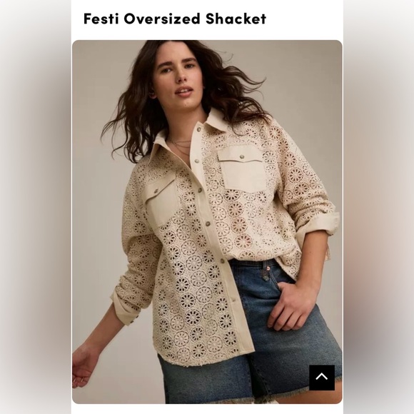 Torrid Festi Oversized Shacket - Picture 4 of 8